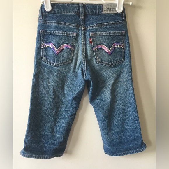 Girls Levi’s capris jeans - Picture 2 of 6